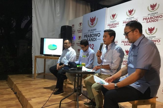 Calon Wakil Presiden 2019, Sandiaga Uno di Media Center Prabowo-Sandi di Jalan Sriwijaya, Jakarta Selatan, Rabu (28/11/2018).