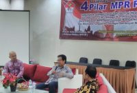 Sosialisasi Empat Pilar MPR RI di Auditorium Bumi Tapos Bogor, Jawa Barat, Kamis (1/8/2019).