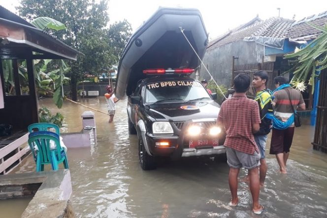 
 Banjir di Kabupaten Cilacap. (Foto: BNPB Indonesia)
