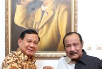 Ketua Umum Partai Gerindra Prabowo Subianto dan Jenderal (Purn) Subagyo Hadi Siswoyo. (Dok. Partai Gerindra/Angga Raka Prabowo)