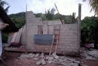 Rumah yang Terdampak Gempa di provinsi Maluku. (Dok. BNPB)
