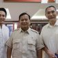 Jusuf Hamka bertemu Menteri Pertahanan Prabowo Subianto di di Kantor Kementerian Pertahanan RI. (Dok. Tim Media Prabowo Subianto)
