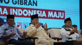 Calon Presiden Prabowo Subianto menghadiri doa bersama dengan 2.000 kiai di Lebak, Banten. (Dok. Tim Media Prabowo-Gibran)  