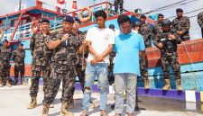 Kementerian Kelautan dan Perikanan (KKP) menangkap kapal Indonesia membantu Kapal Ikan Asing (KIA) yang melakukan aksi penangkapan ikan ilegal. (Dok. Kkp.go.id)