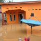 Banjir dan mengakibatkan rumah terendam di Kabupaten Sinjai, Sulawesi Selatan. (Dok. BPBD Kabupaten Sinjai)