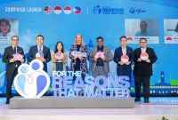 Deborah Seifert, Cluster Lead, Pfizer Malaysia, Singapura, Indonesia, dan Filipina bersama Mitra yang Berpartisipasi di seluruh MISP.