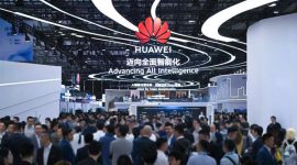 Huawei's MWC Shanghai 2026 booth in Hall N1