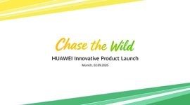 Huawei to Unveil Flagship Wearables at Munich “Chase the Wild” Campaign Event on Sept. 2