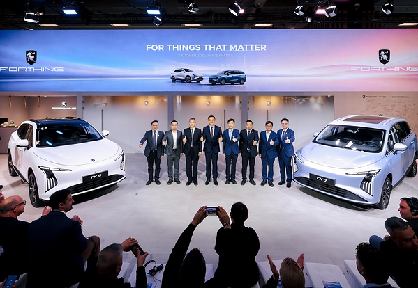 FORTHING's TK series makes its debut at the Paris Motor Show 2026