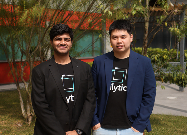Ailytics co-founders Prateek Manocha (CTO) and Lenard Tan (CEO)